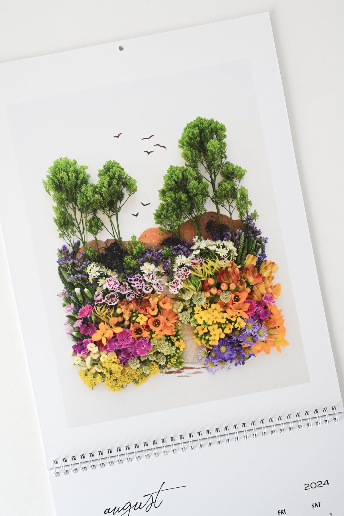 2024 Flower Art Calendar