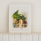 "Stay Open" Flower Print