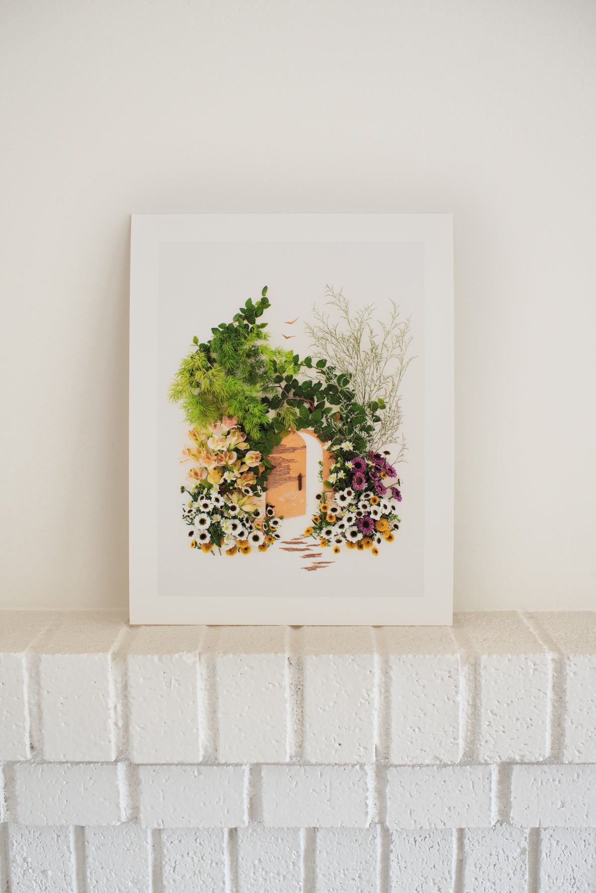 "Stay Open" Flower Print