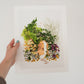 "Stay Open" Flower Print