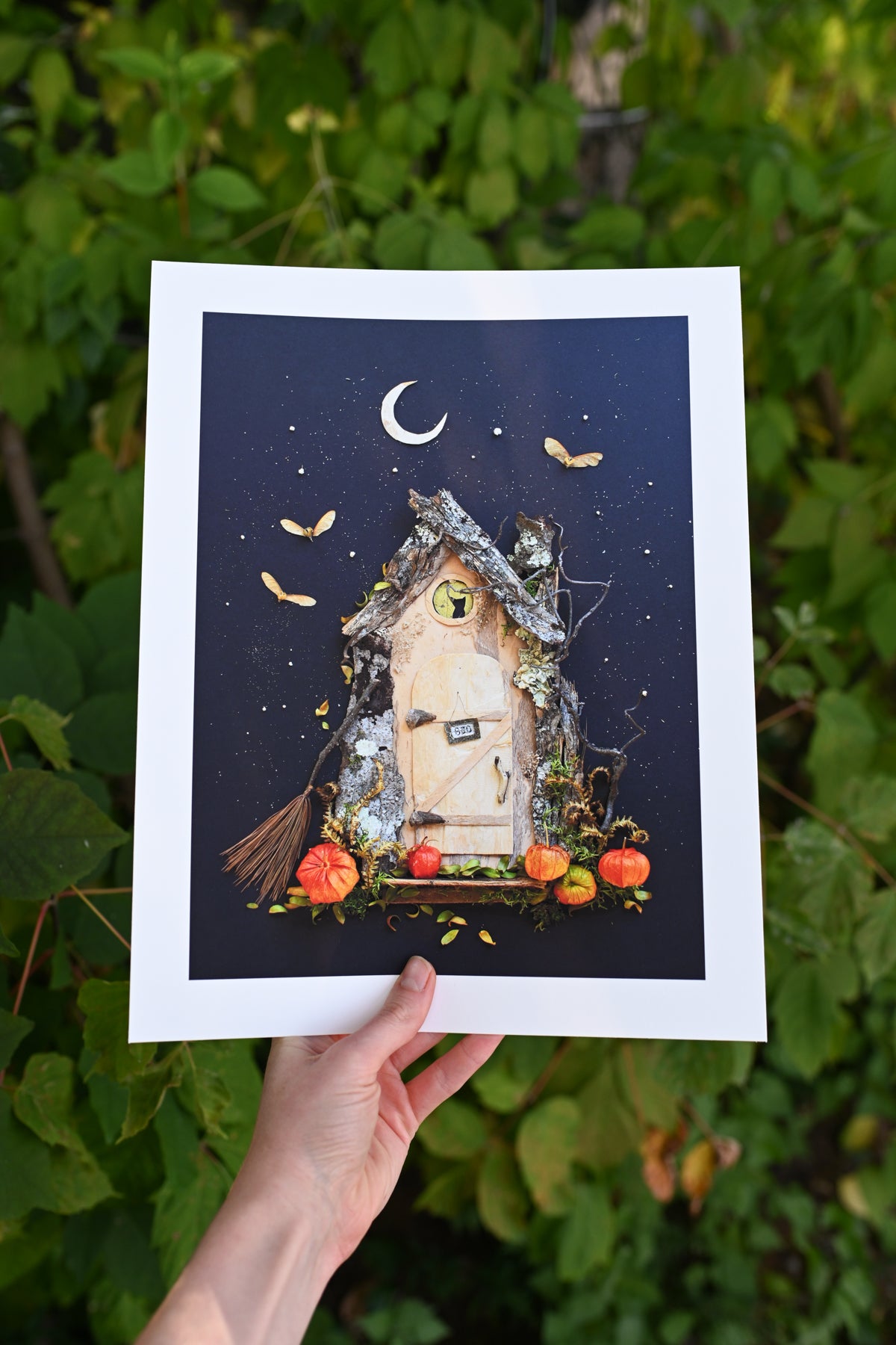 "BOO" Flower Print
