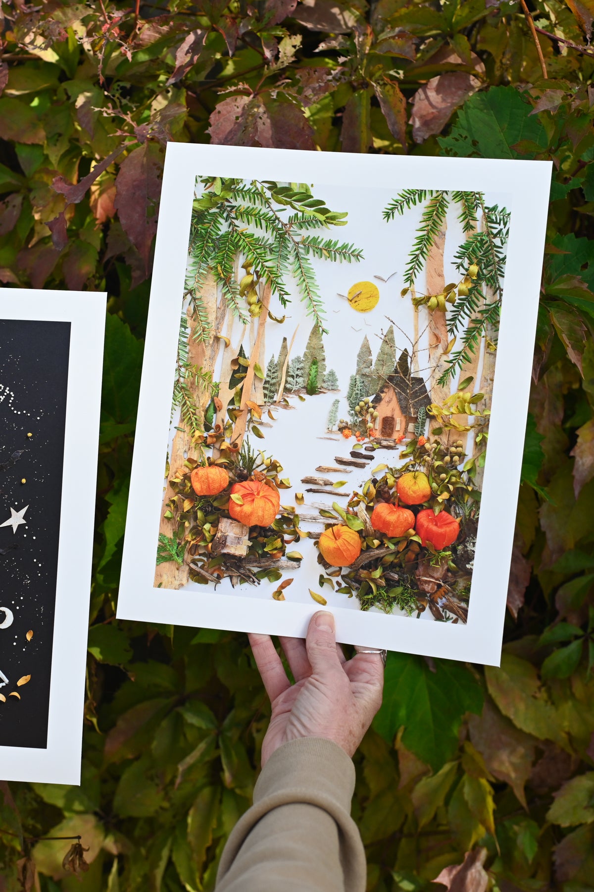 "Pumpkin Patch" Flower Print