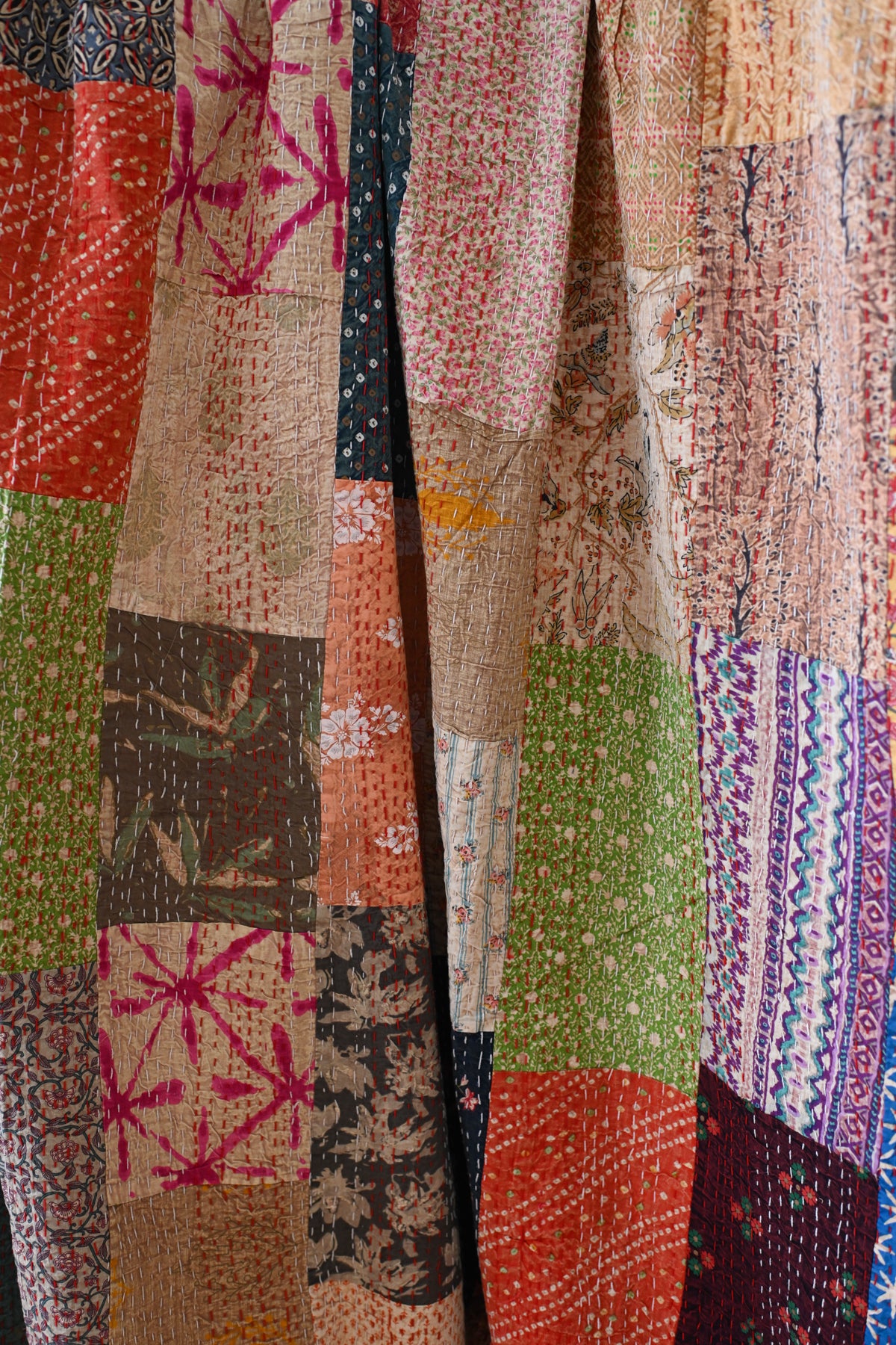 Patchwork Kantha Quilt I