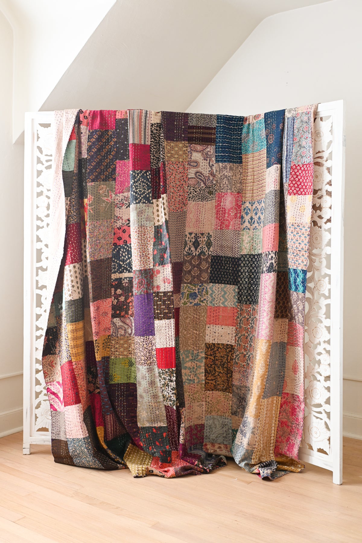 Patchwork Kantha Quilt III
