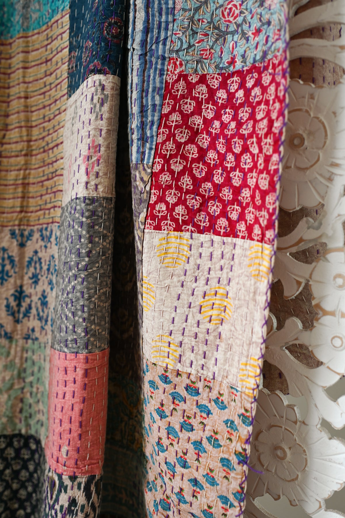 Patchwork Kantha Quilt III