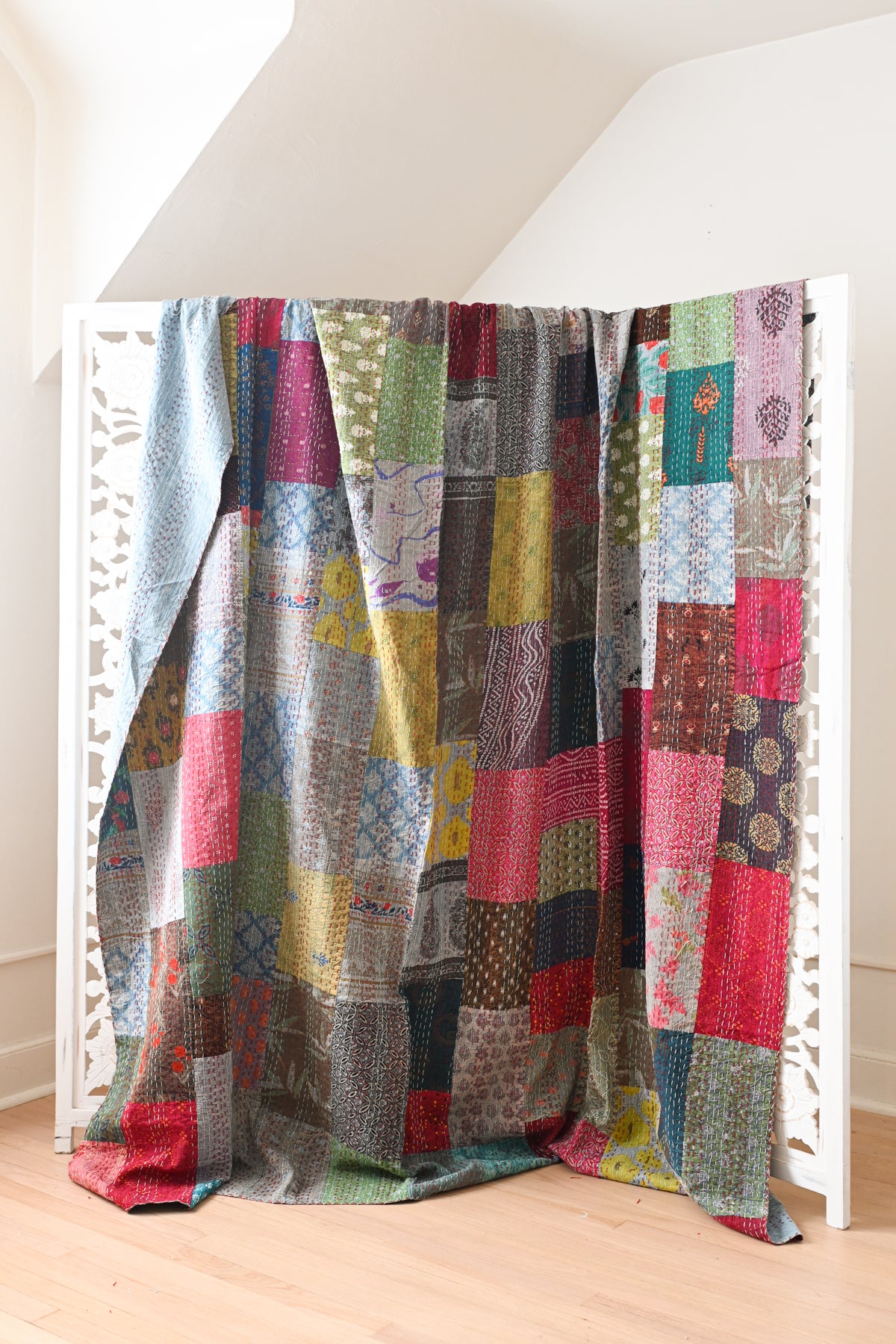 Patchwork Kantha Quilt IV