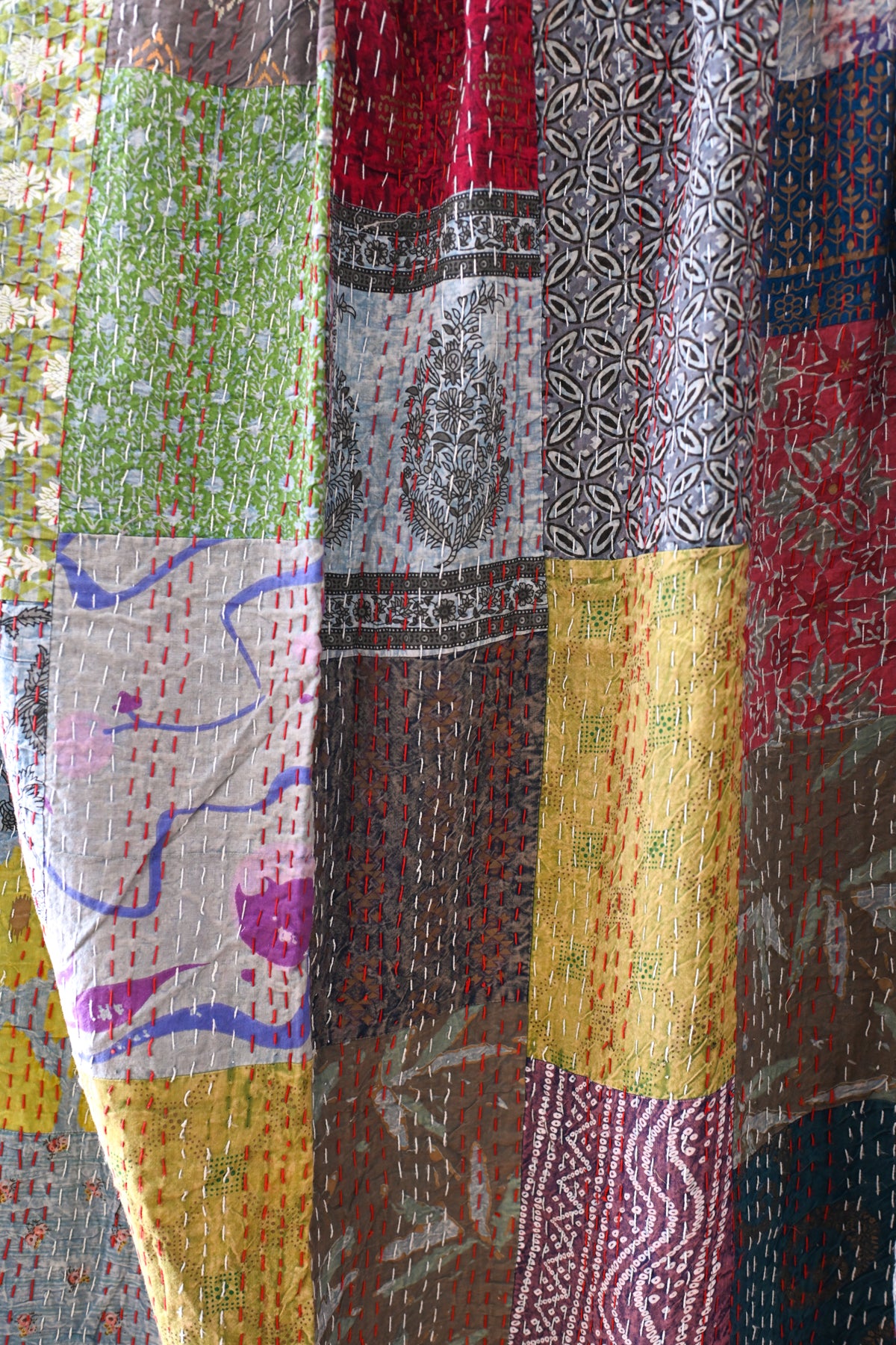 Patchwork Kantha Quilt IV