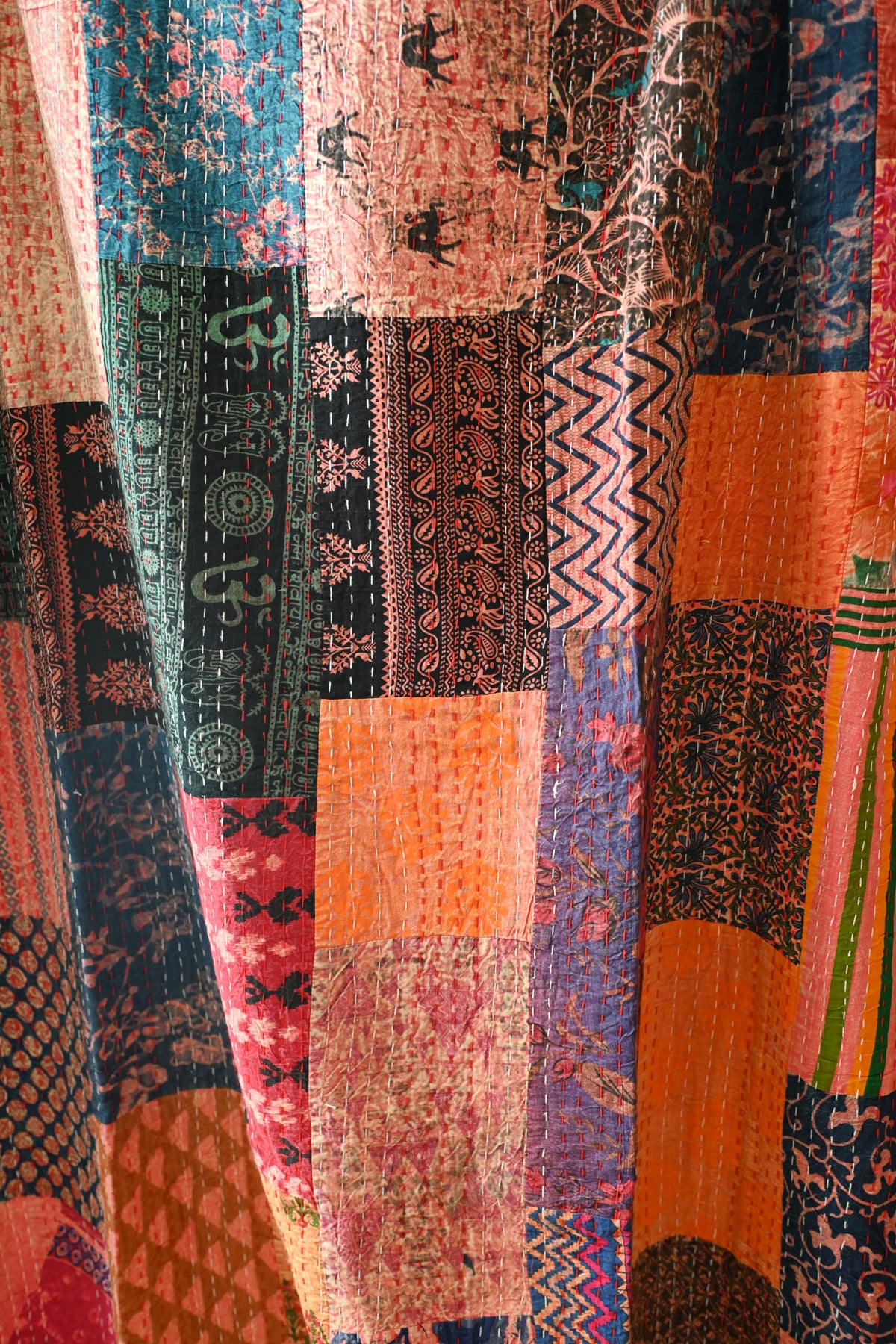 Patchwork Kantha Quilt VI