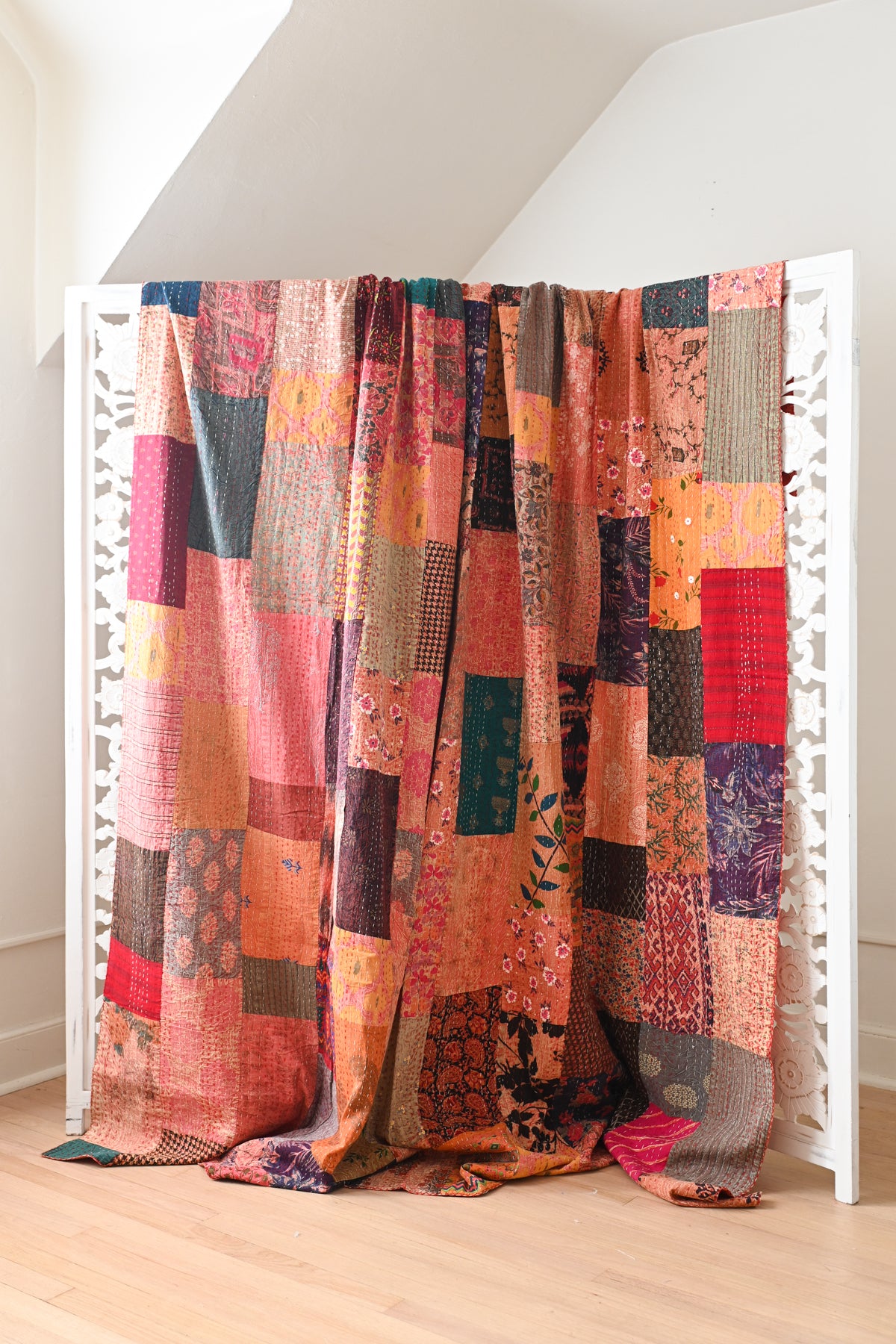 Patchwork Kantha Quilt VIII