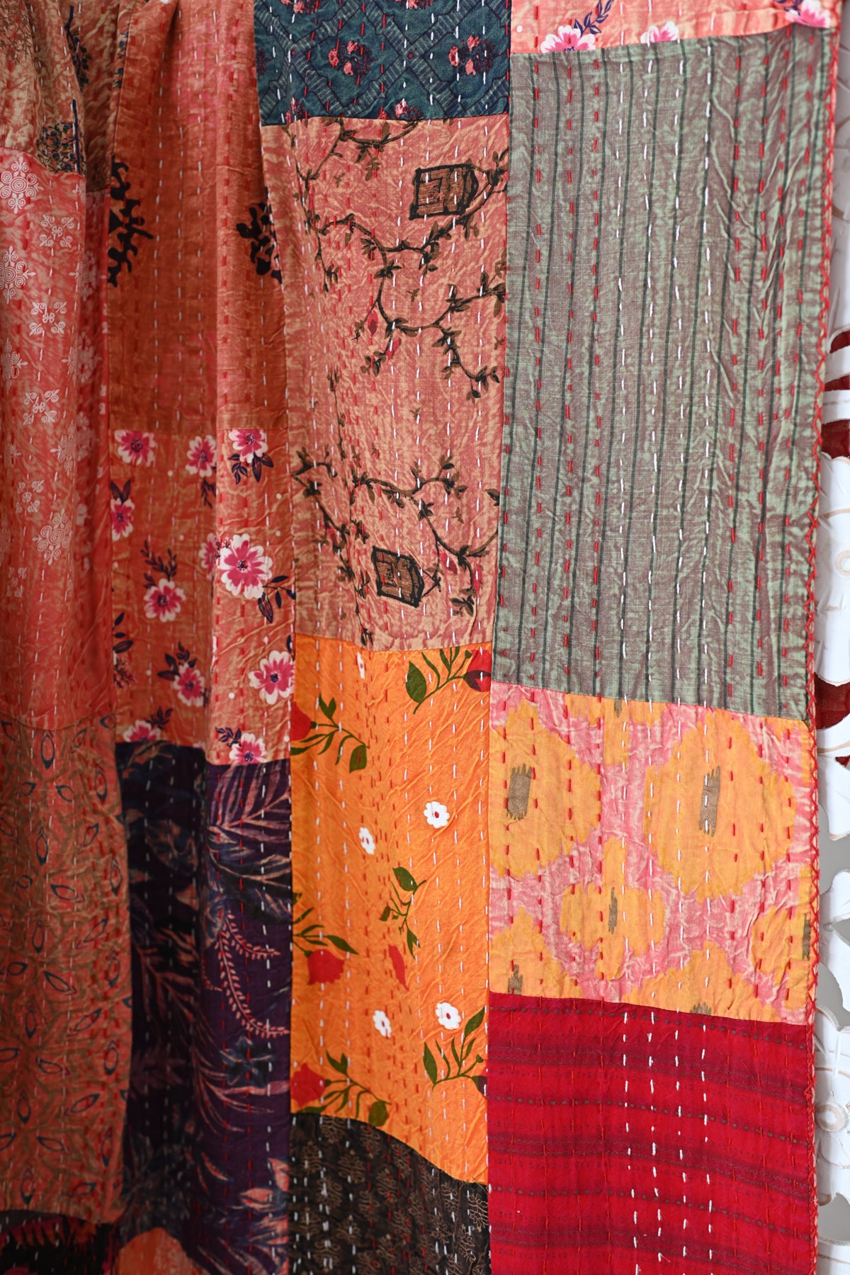 Patchwork Kantha Quilt VIII