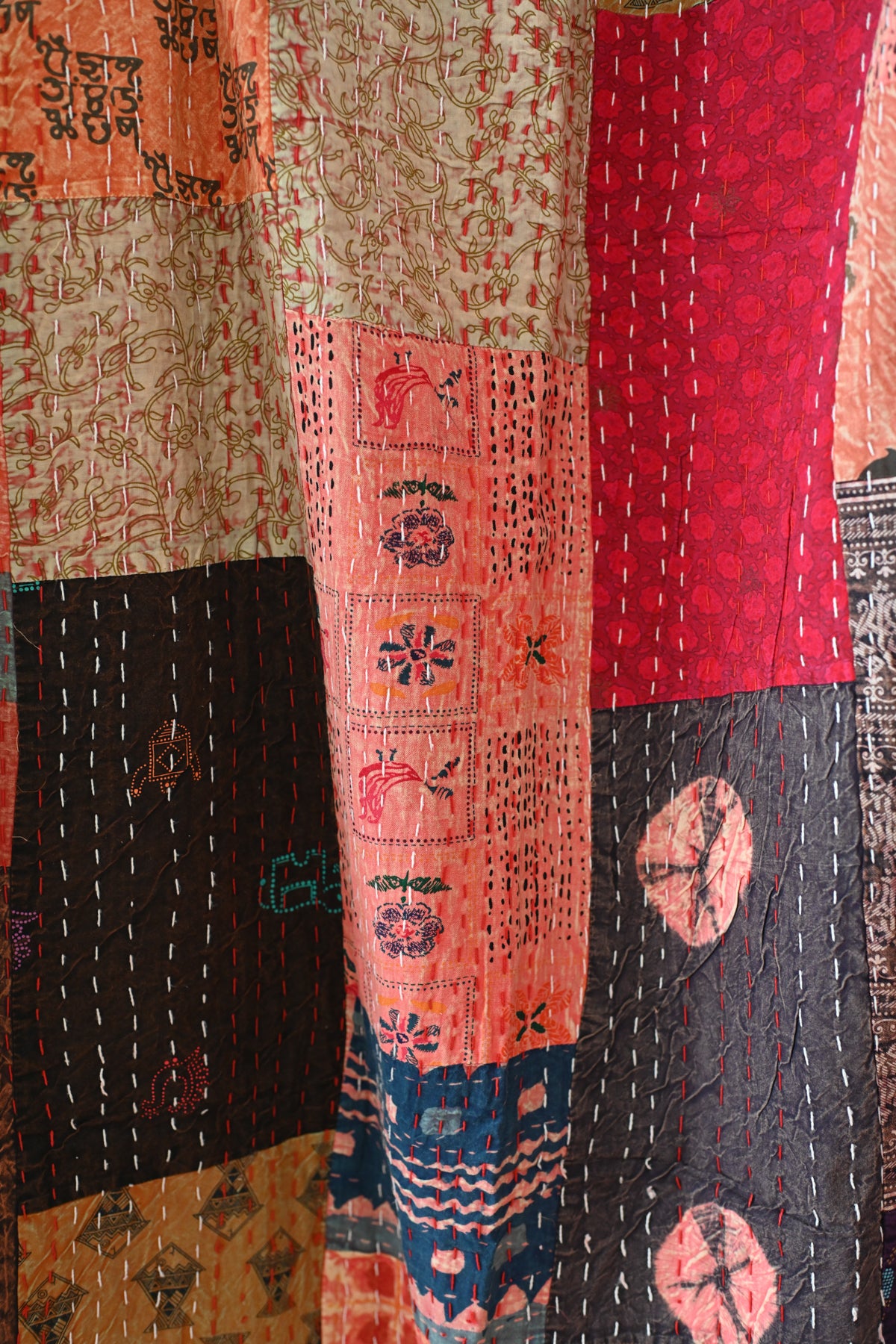 Patchwork Kantha Quilt IX