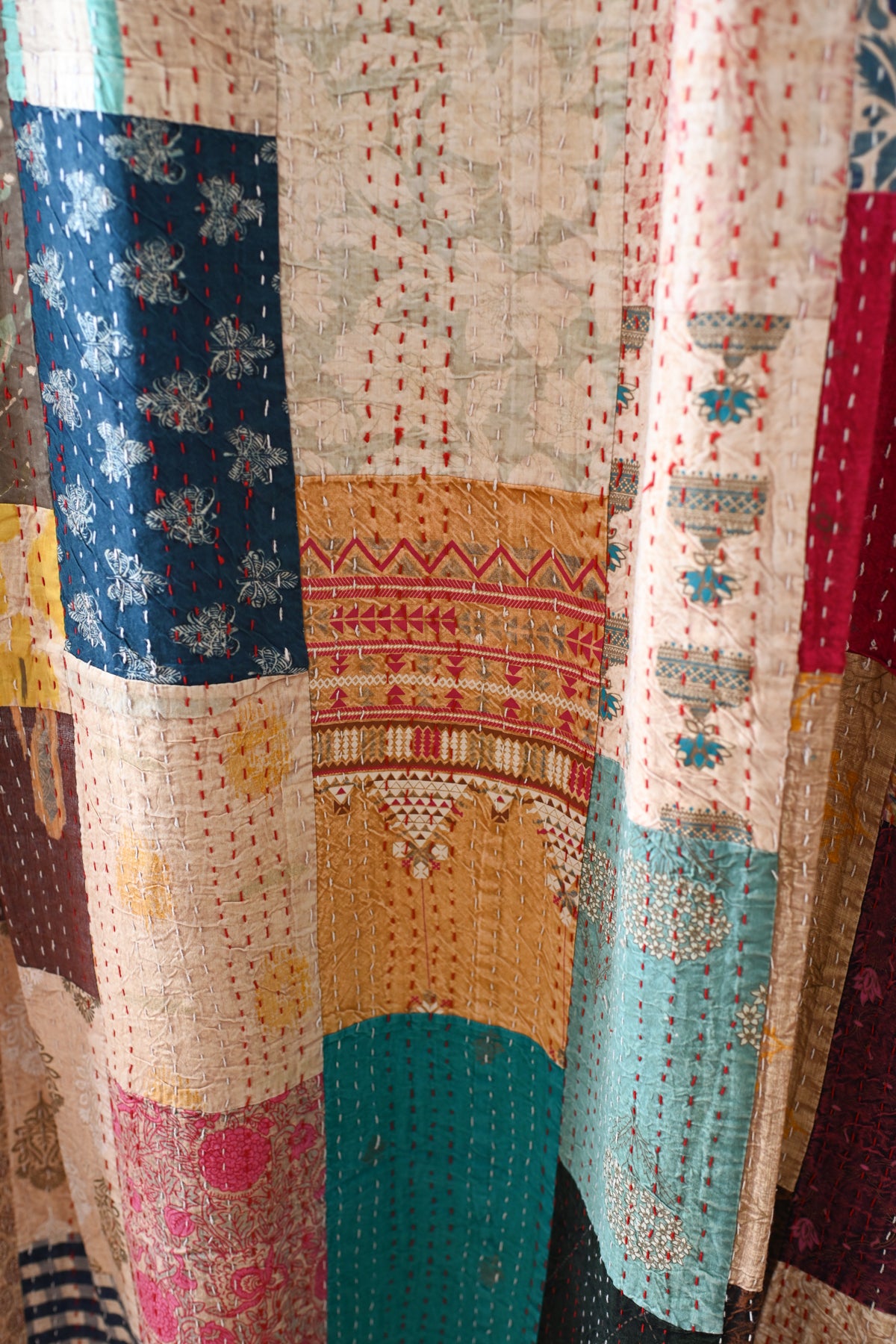 Patchwork Kantha Quilt X
