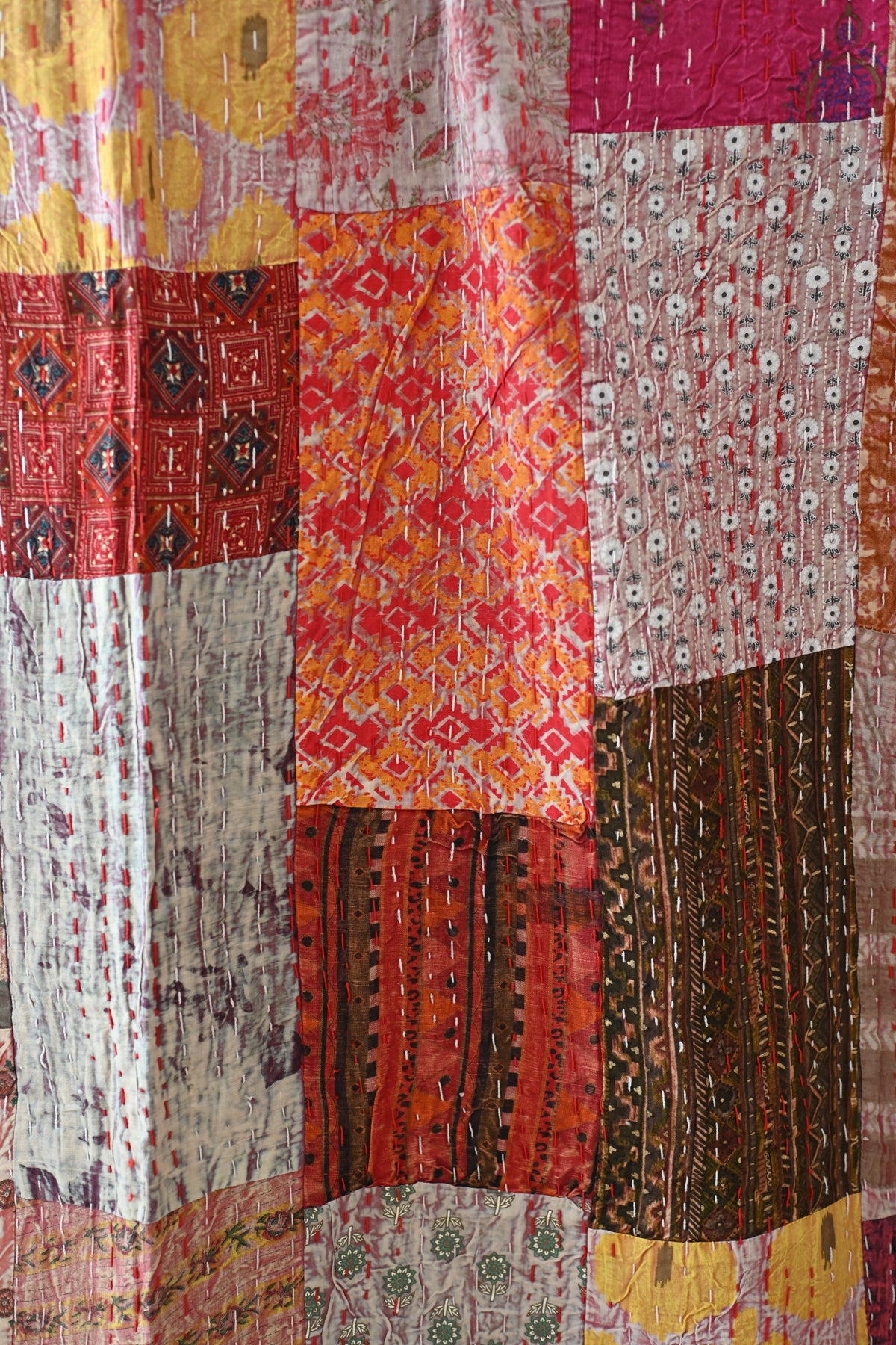 Patchwork Kantha Quilt XI
