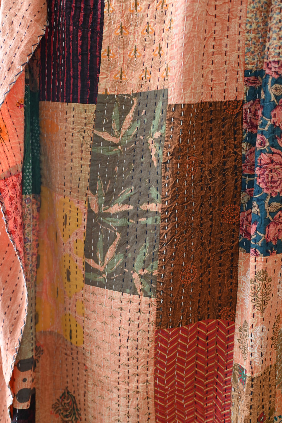 Patchwork Kantha Quilt XXII