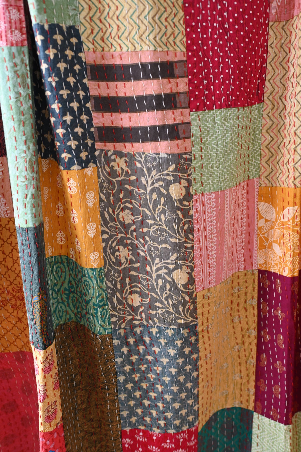 Patchwork Kantha Quilt XXV