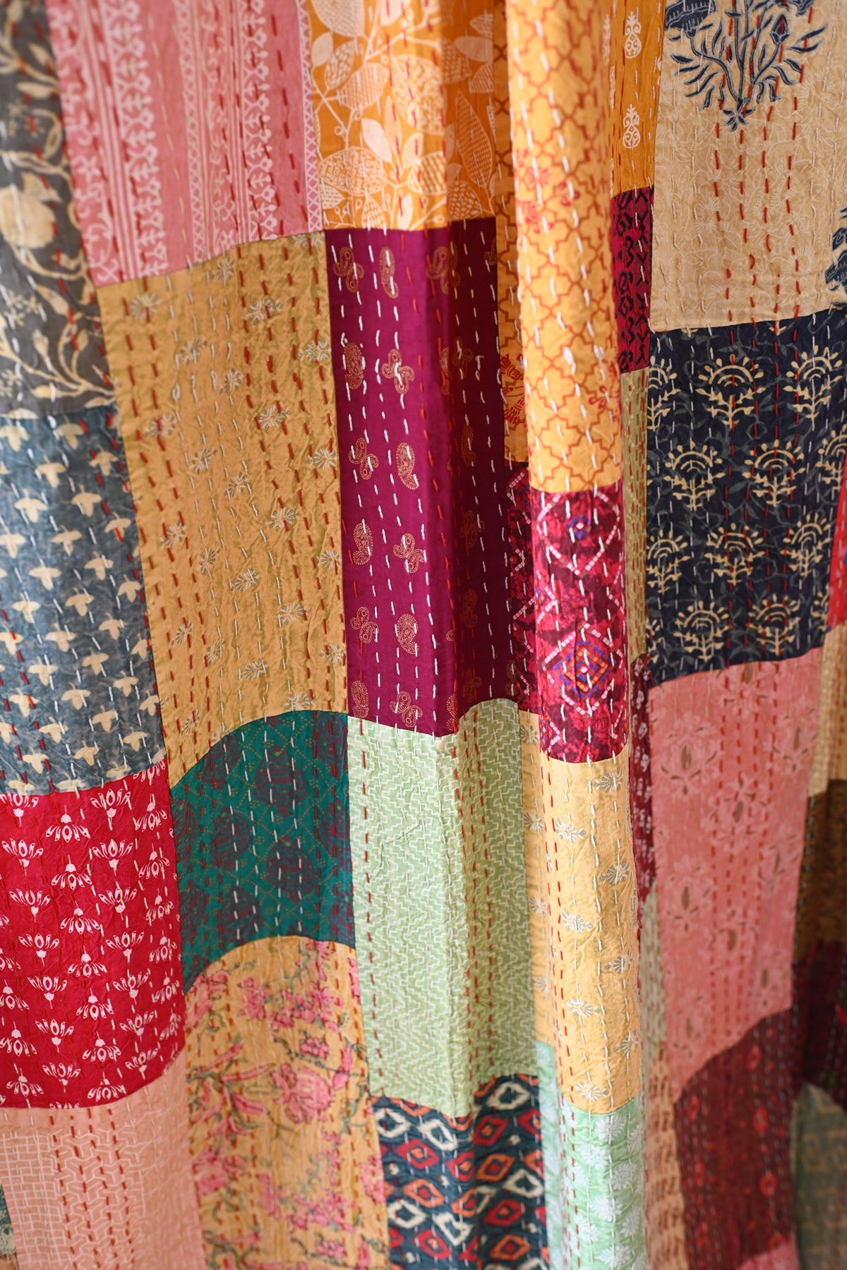 Patchwork Kantha Quilt XXV
