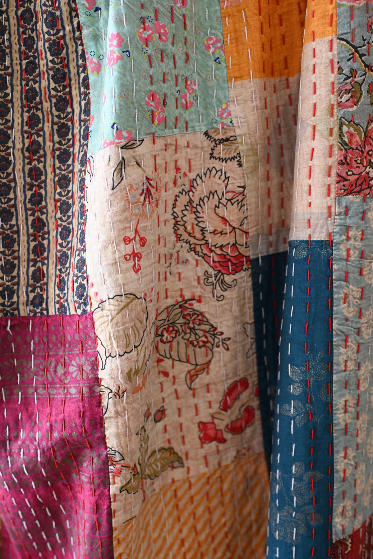 Patchwork Kantha Quilt XXVIII