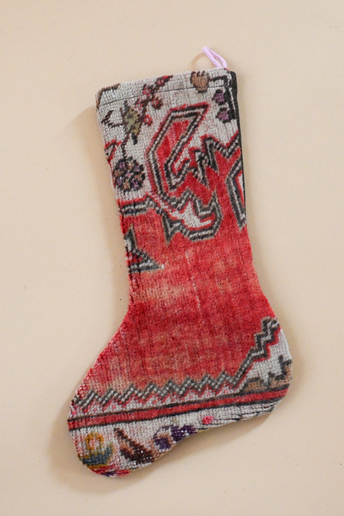 Vintage Rug Stocking XXVIII