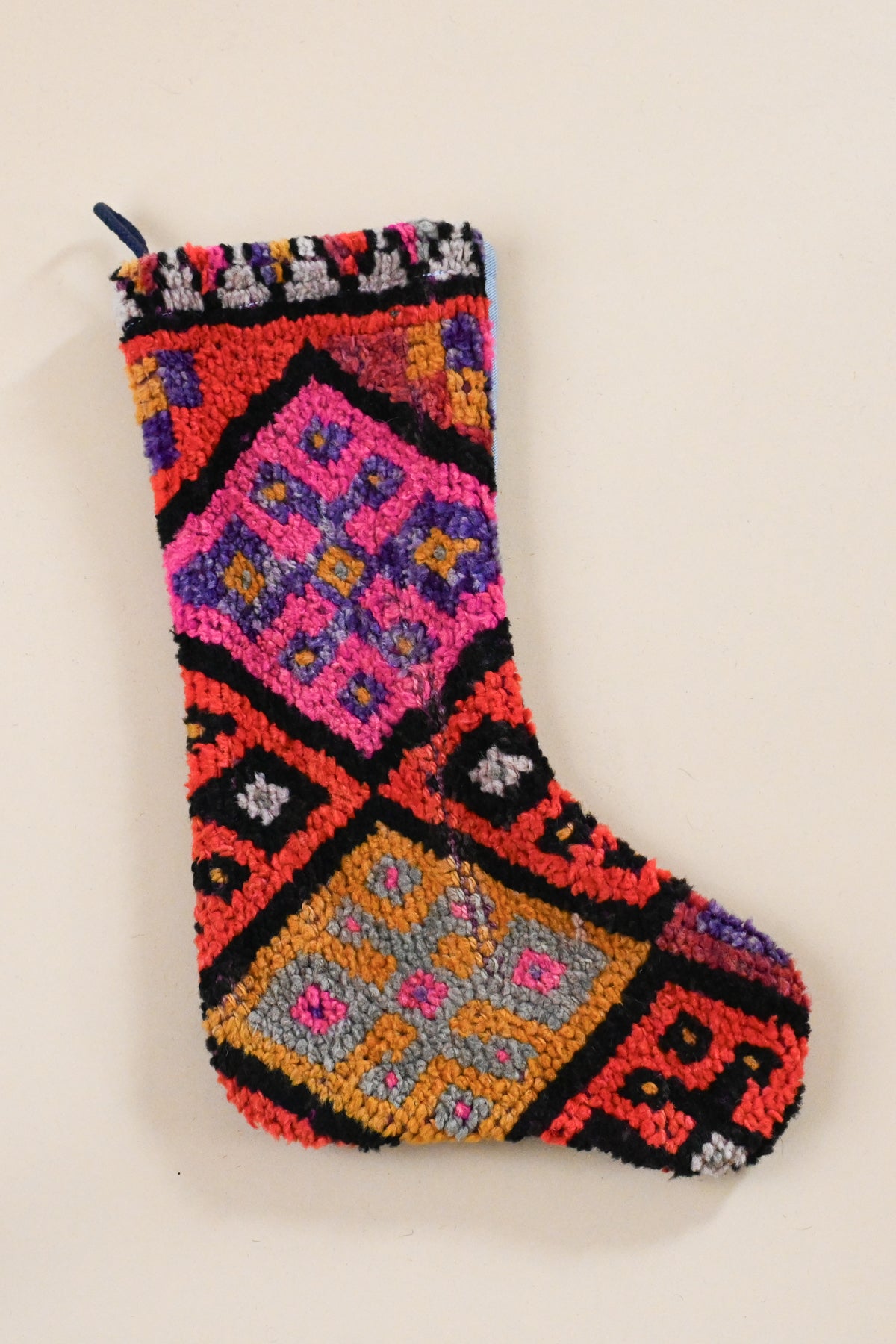 Vintage Rug Stocking XXXIII