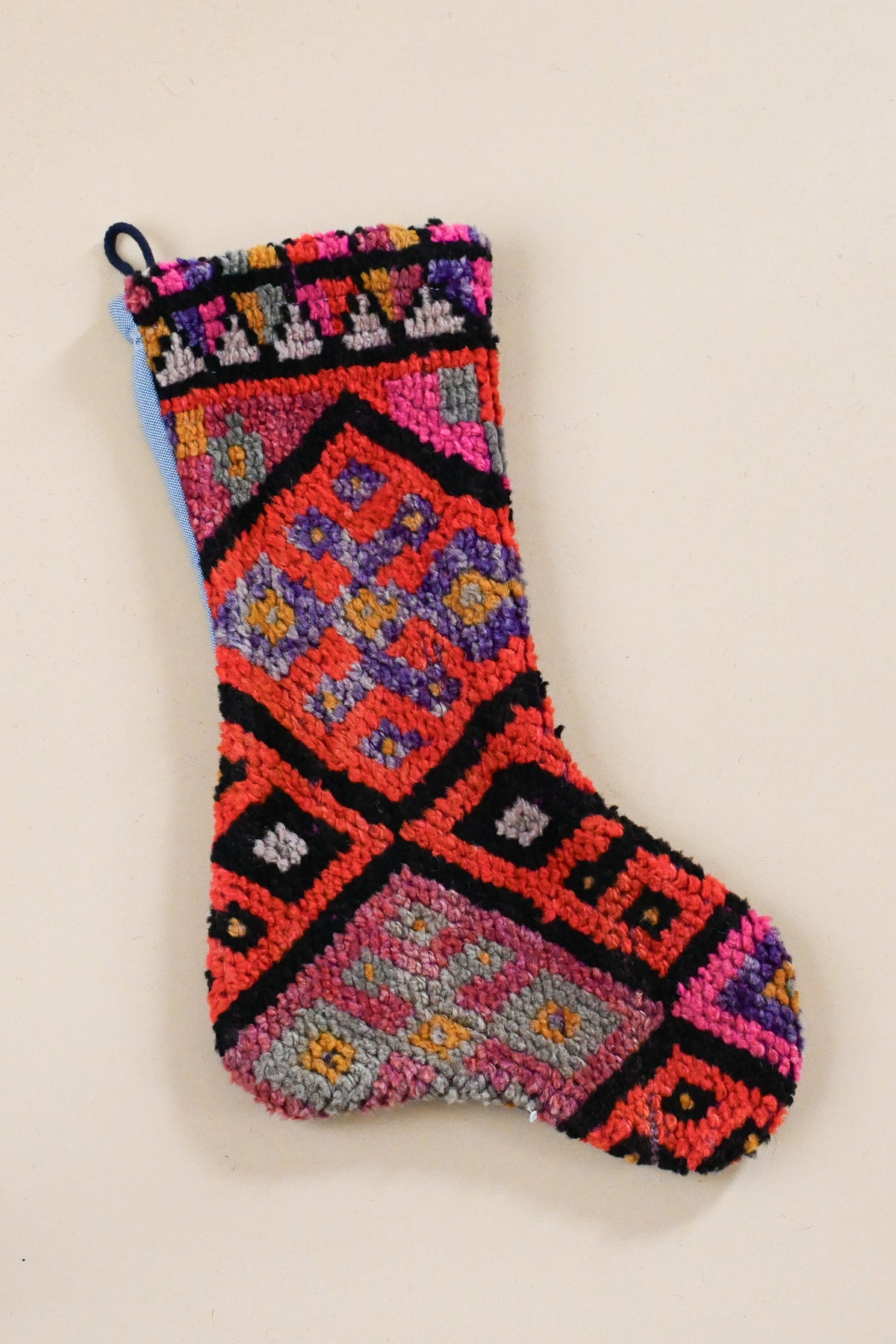 Vintage Rug Stocking XXXIV