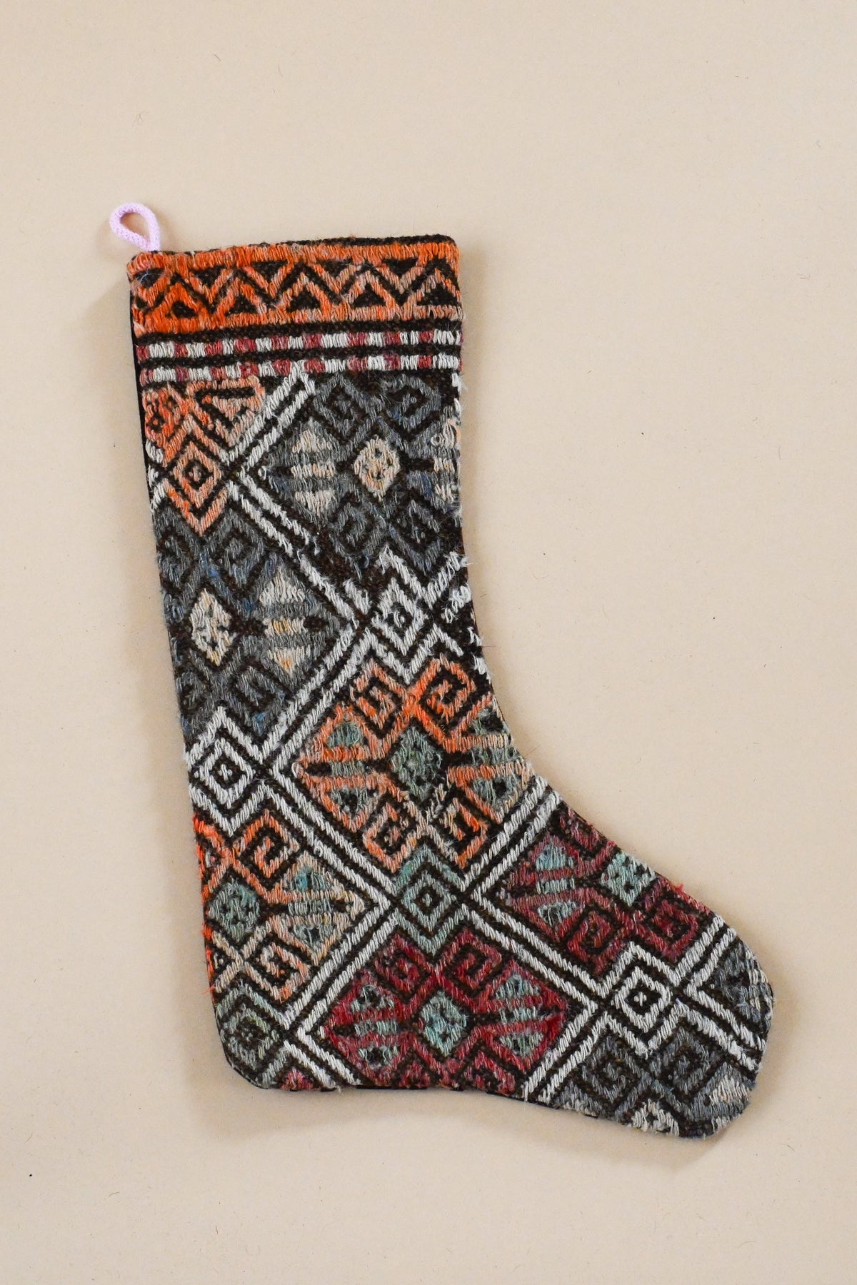Vintage Rug Stocking XLVIII