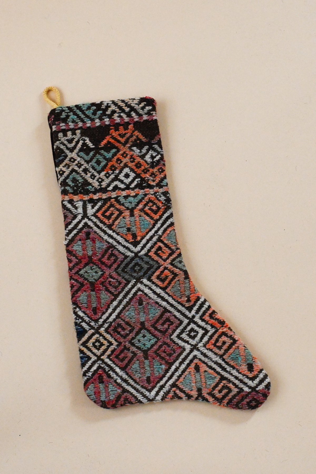 Vintage Rug Stocking XLIX