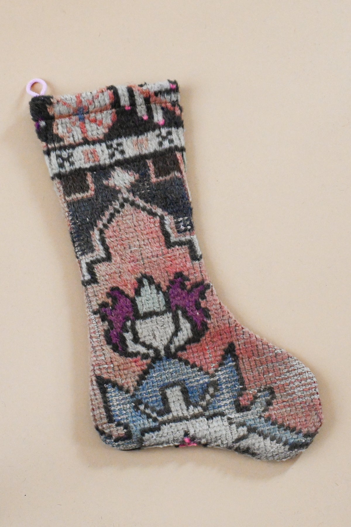 Vintage Rug Stocking LI