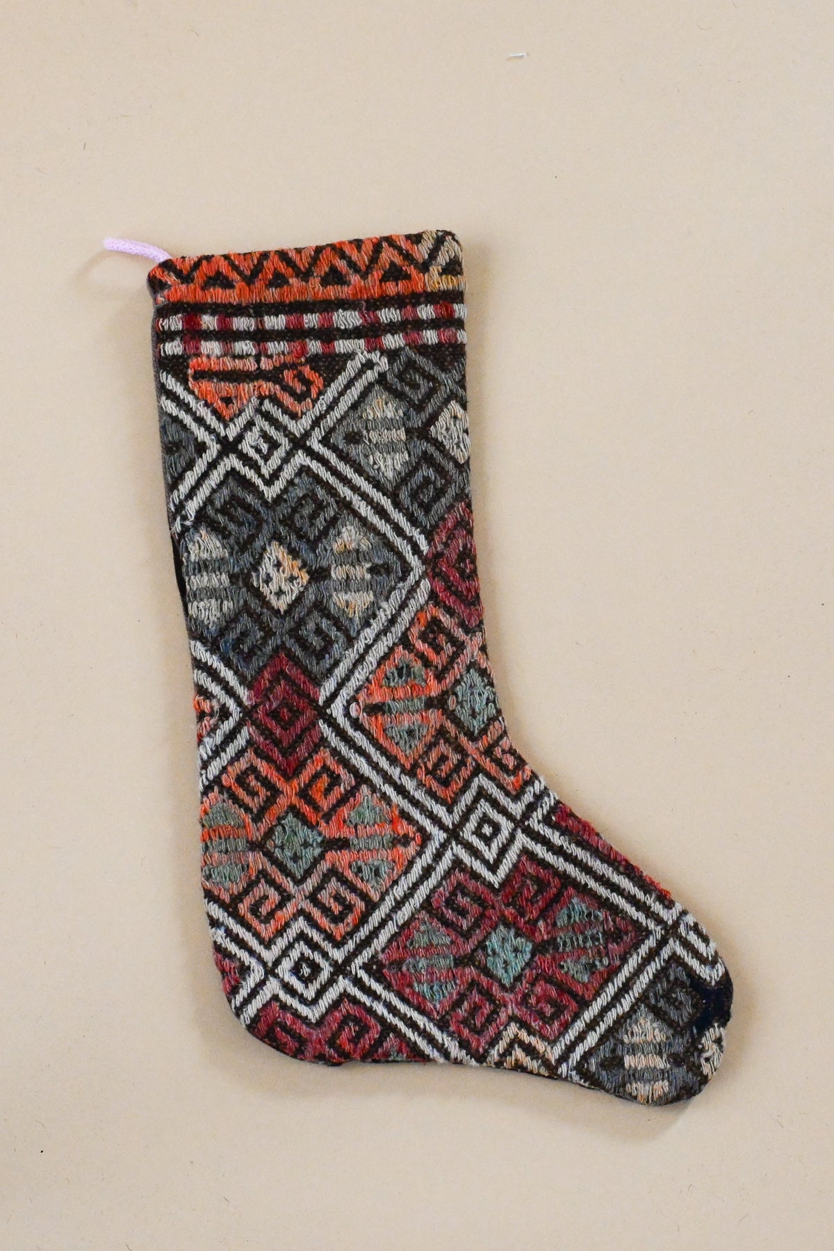 Vintage Rug Stocking LIX