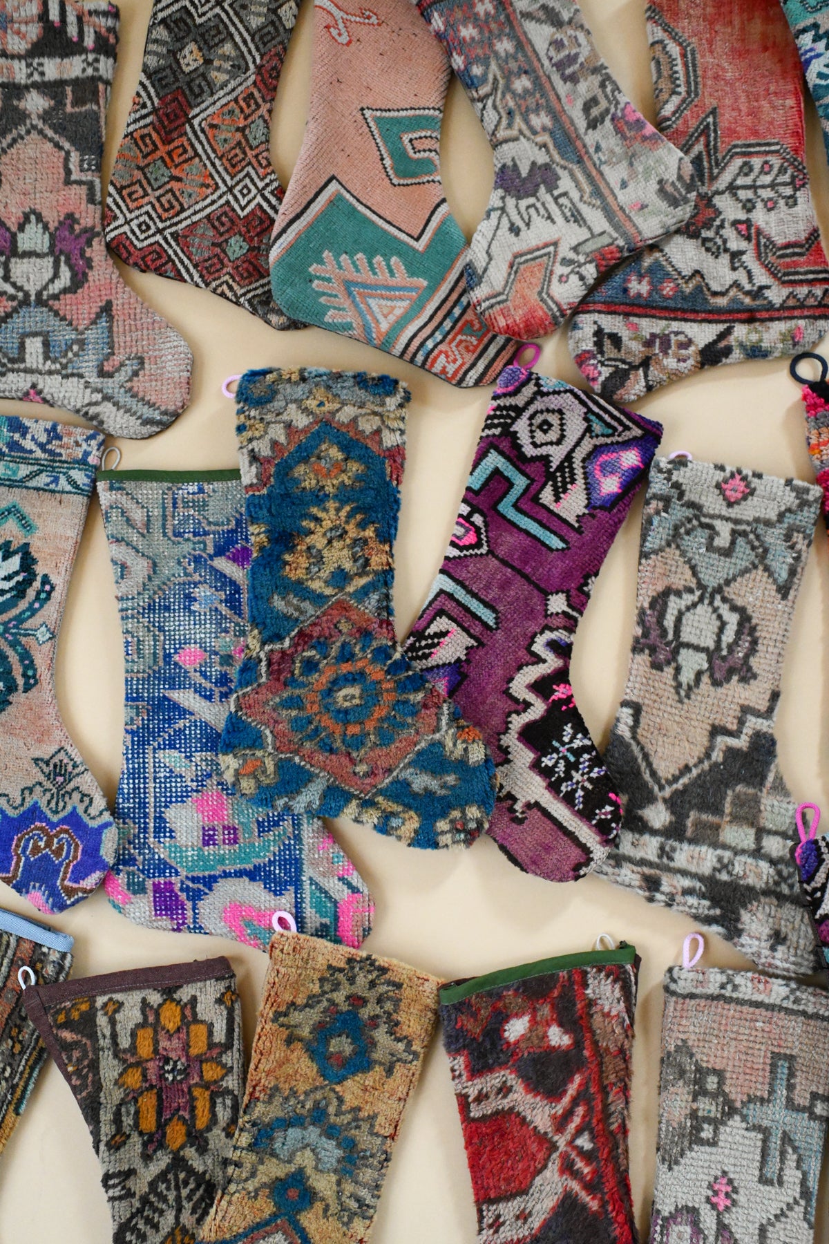 Vintage Rug Stocking XLIII