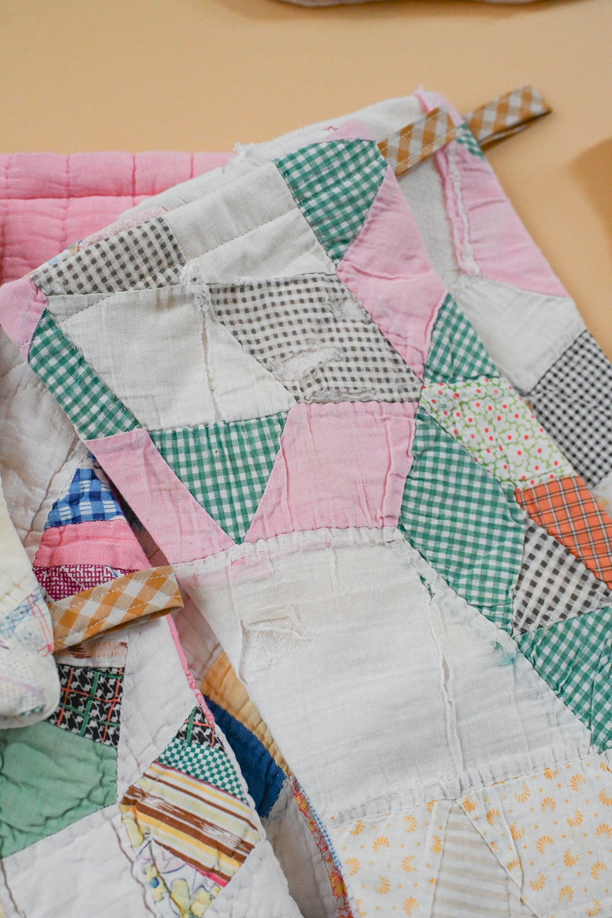 Vintage Quilt Stocking IX