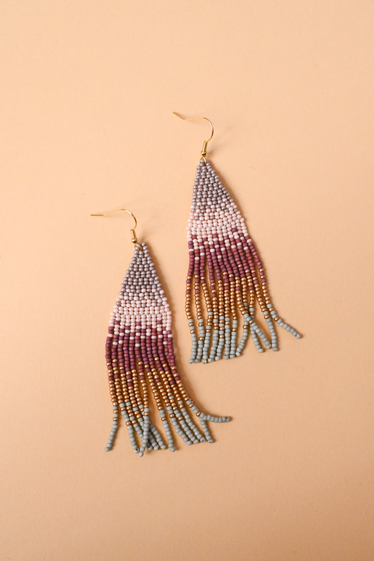 Ombré Beaded Earrings