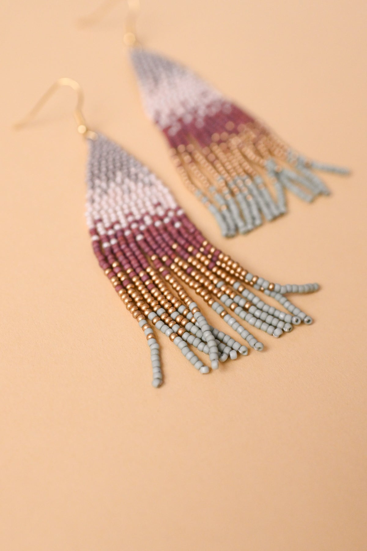 Ombré Beaded Earrings