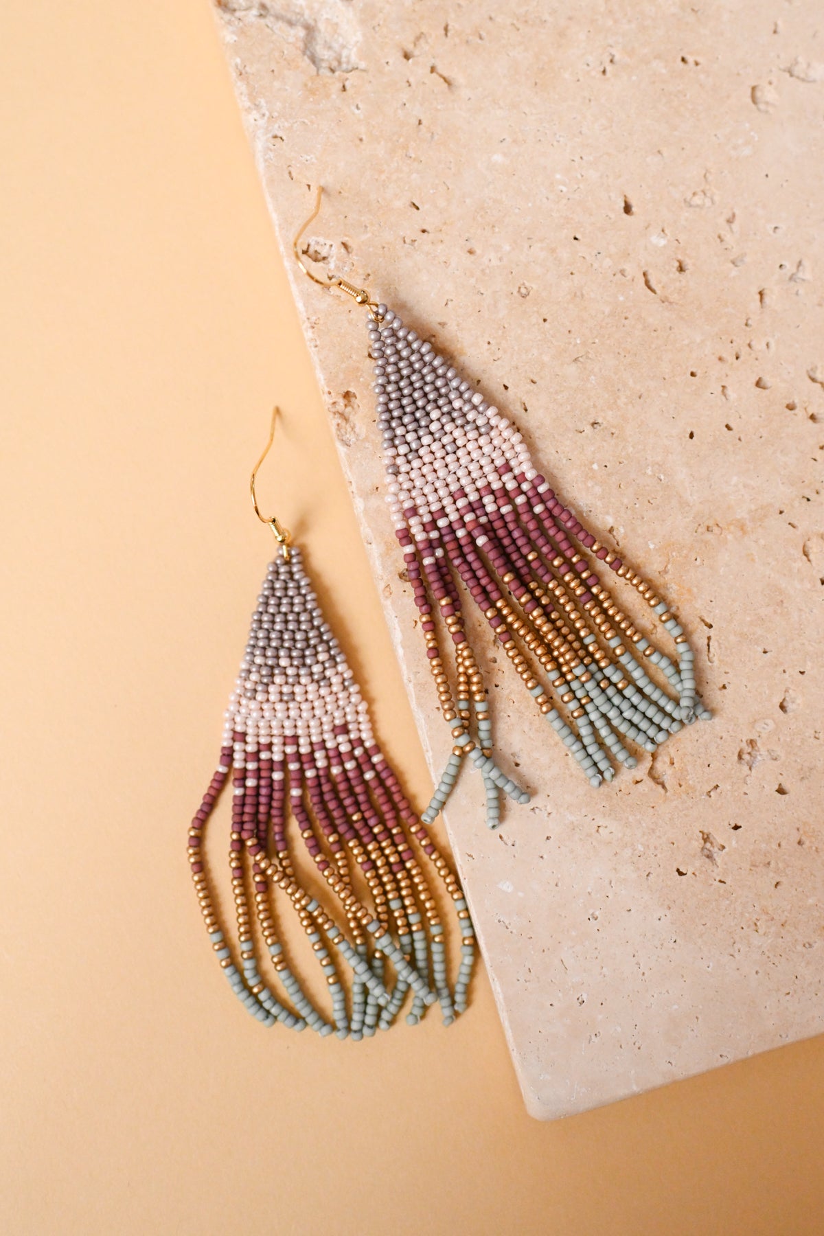 Ombré Beaded Earrings