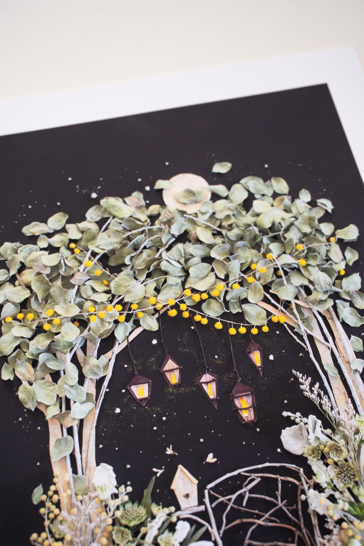 "Moon Garden" Flower Print