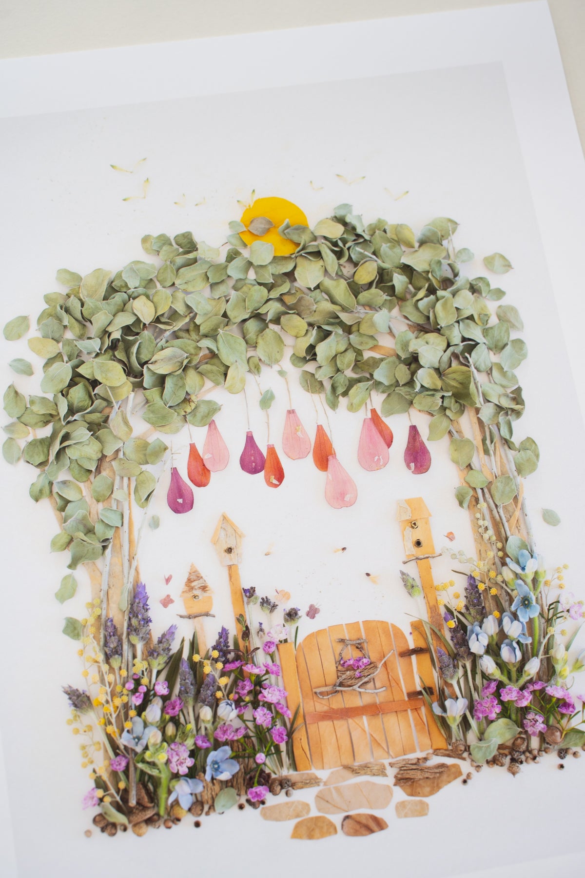 "Cottage Garden" Flower Print