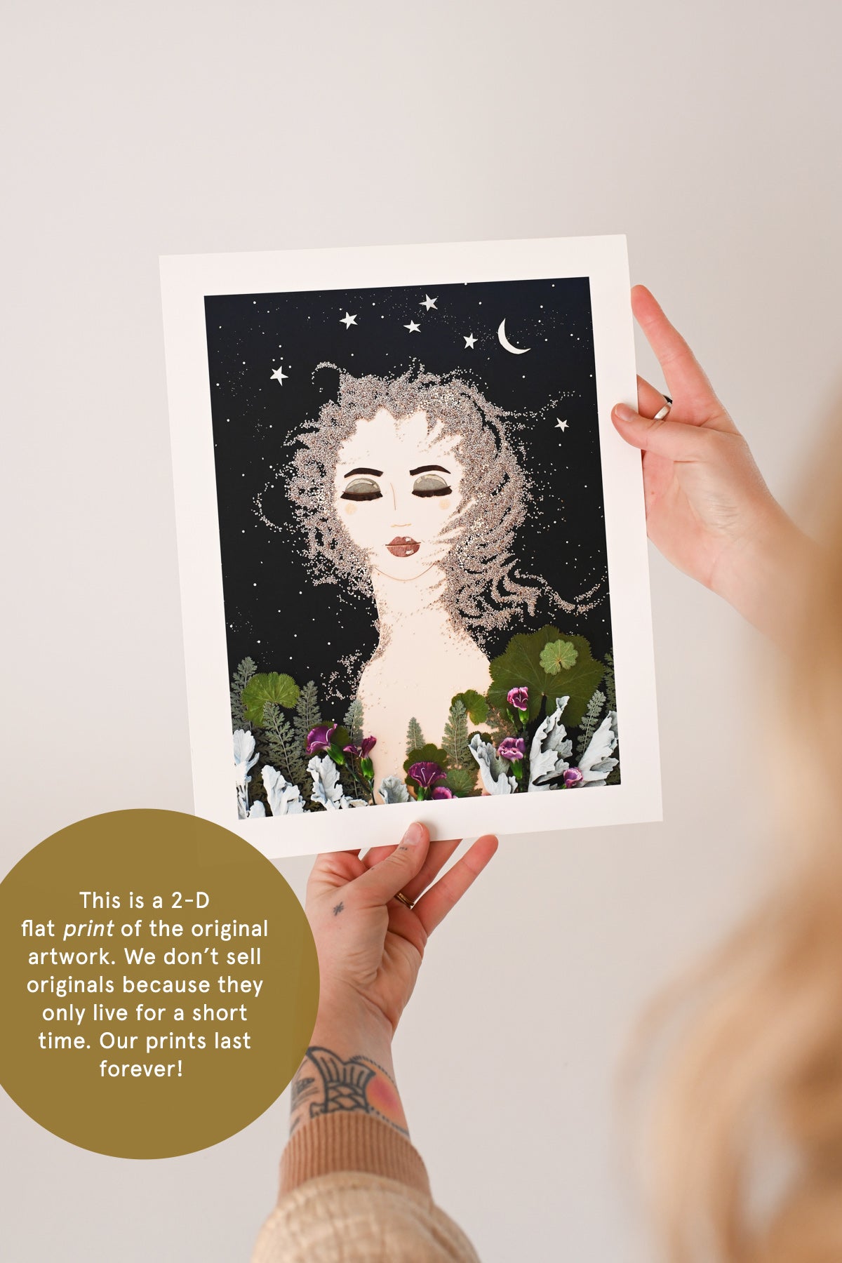 "Starlight" Flower Print