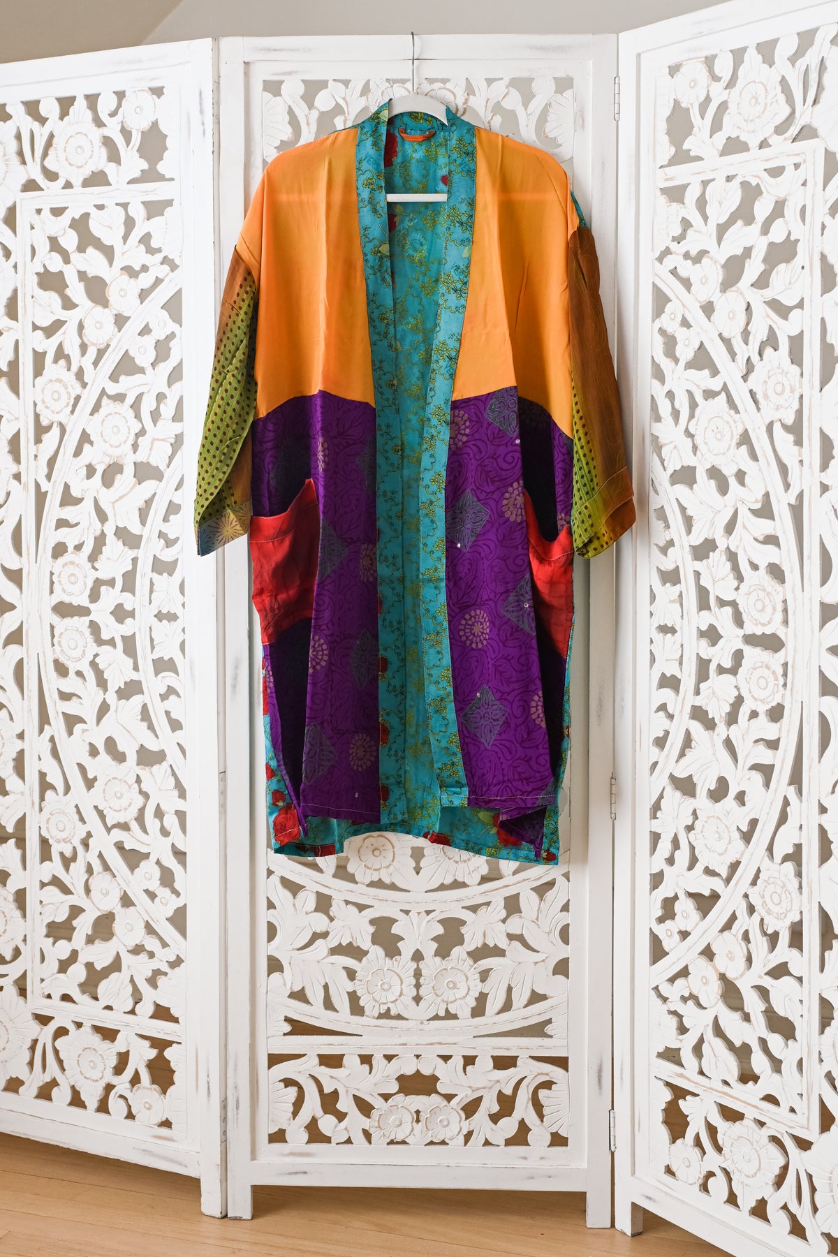 Duster Cardigan with Silk