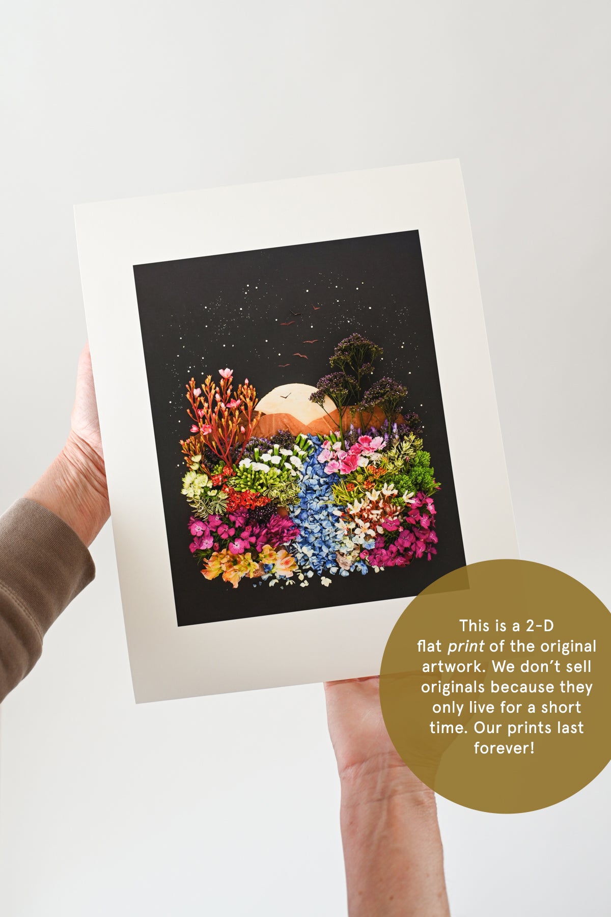 "Moon River" Flower Print