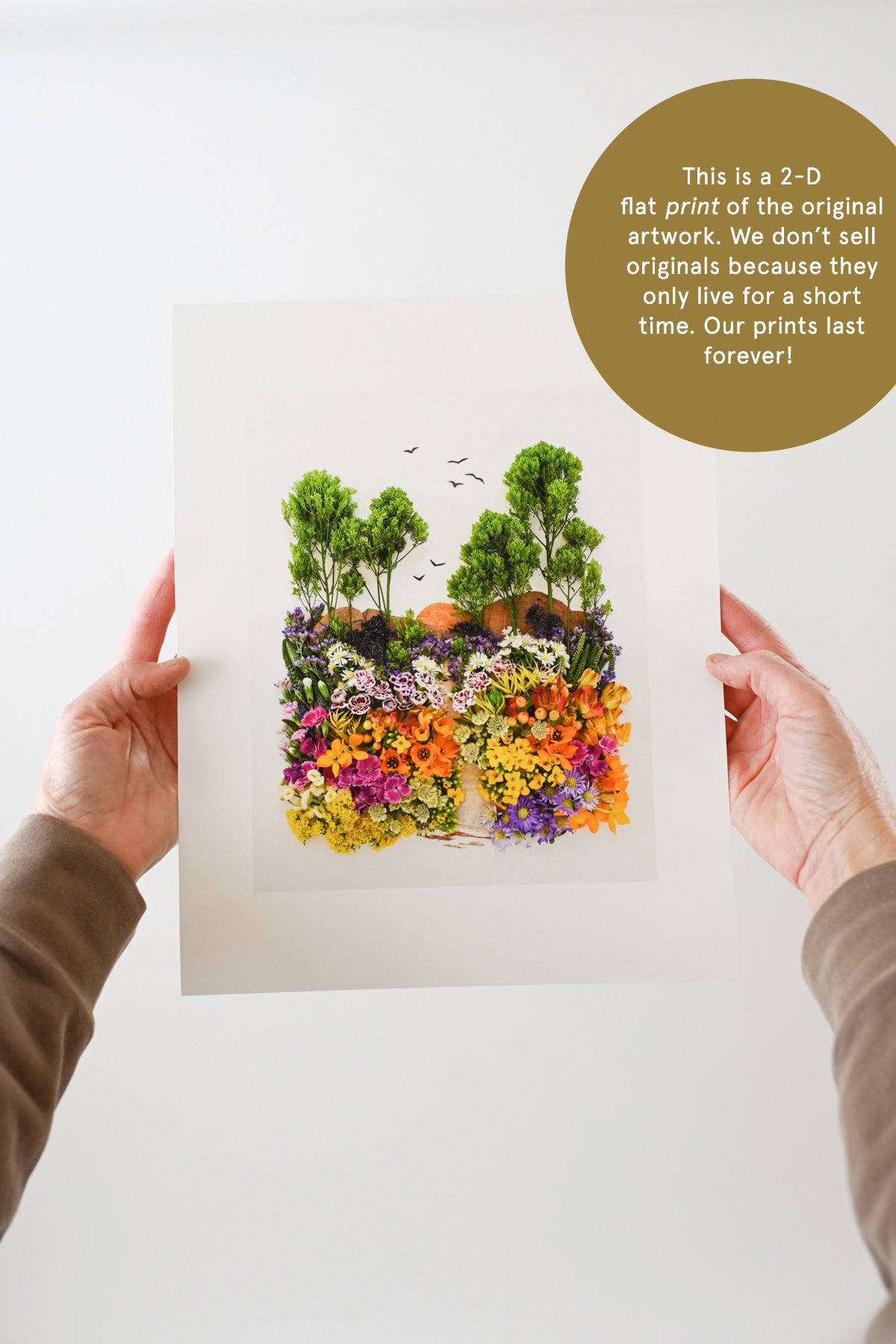 "Golden Hour" Flower Print