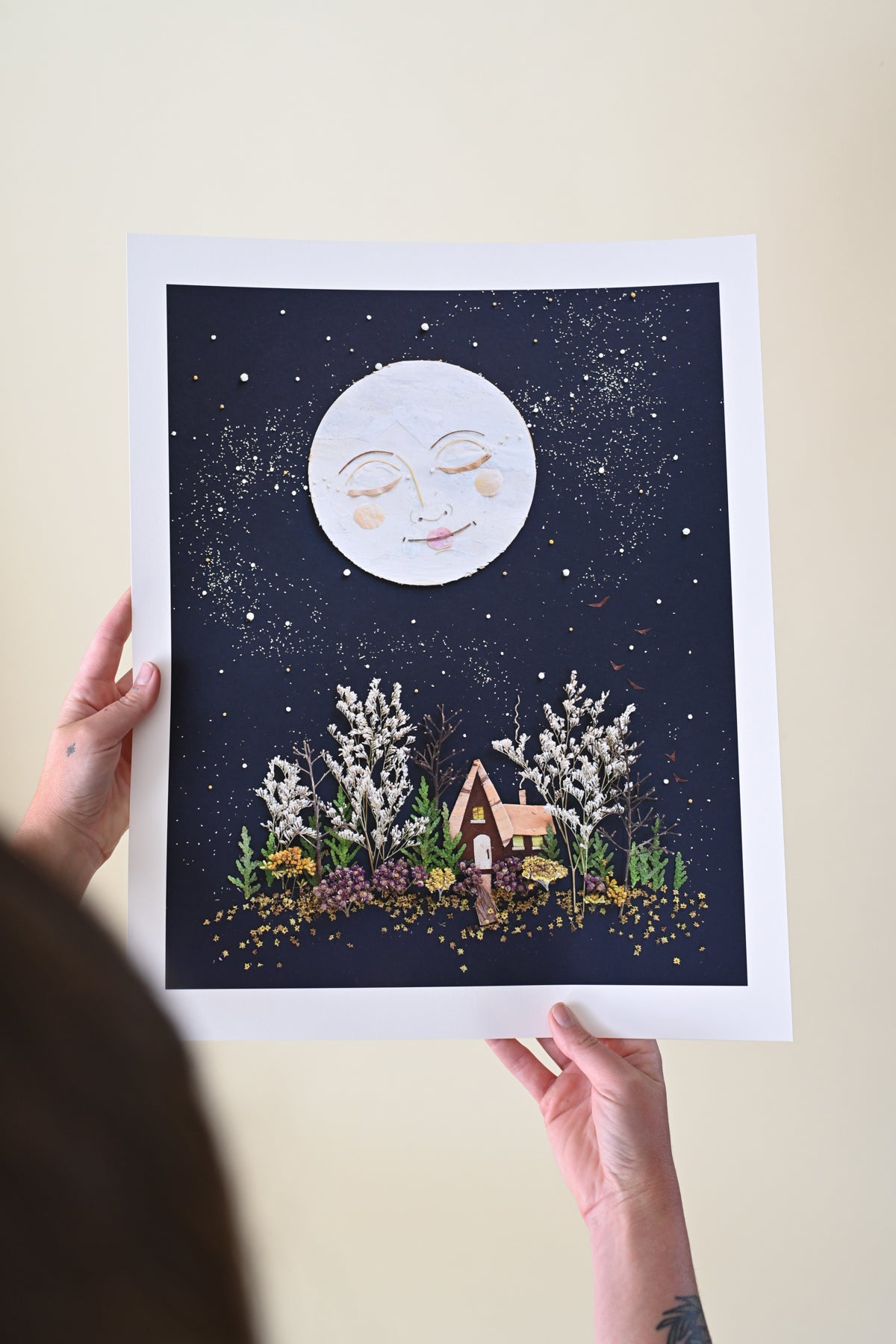 "Night Light" Flower Print