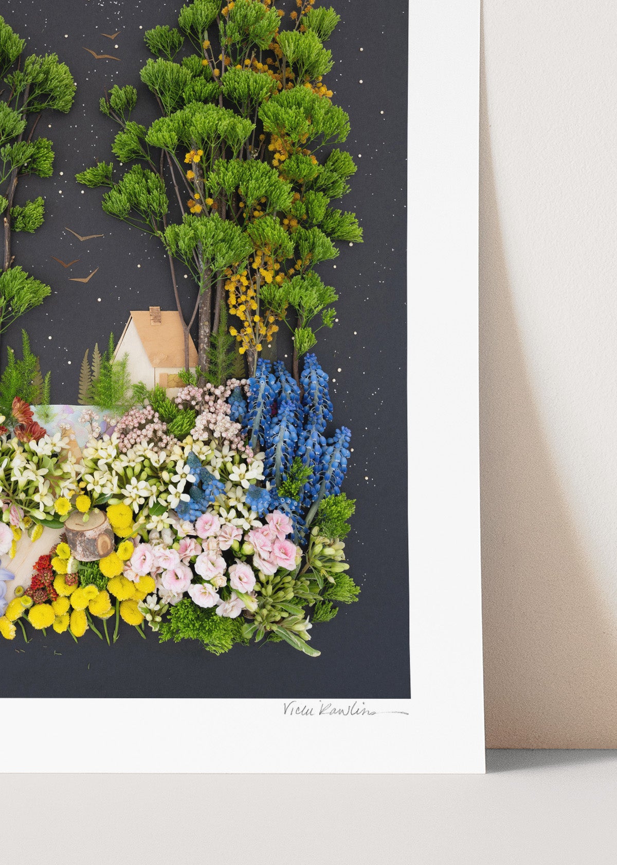 "Lake House" Flower Print