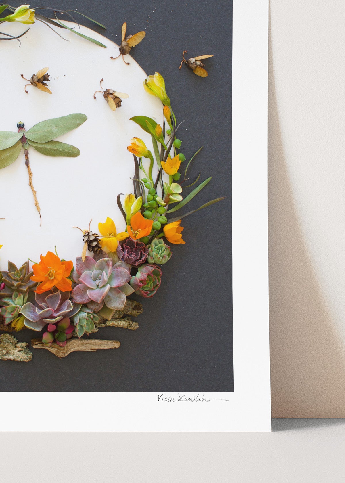 "Let Life In" Flower Print