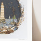 "Lighthouse" Flower Print