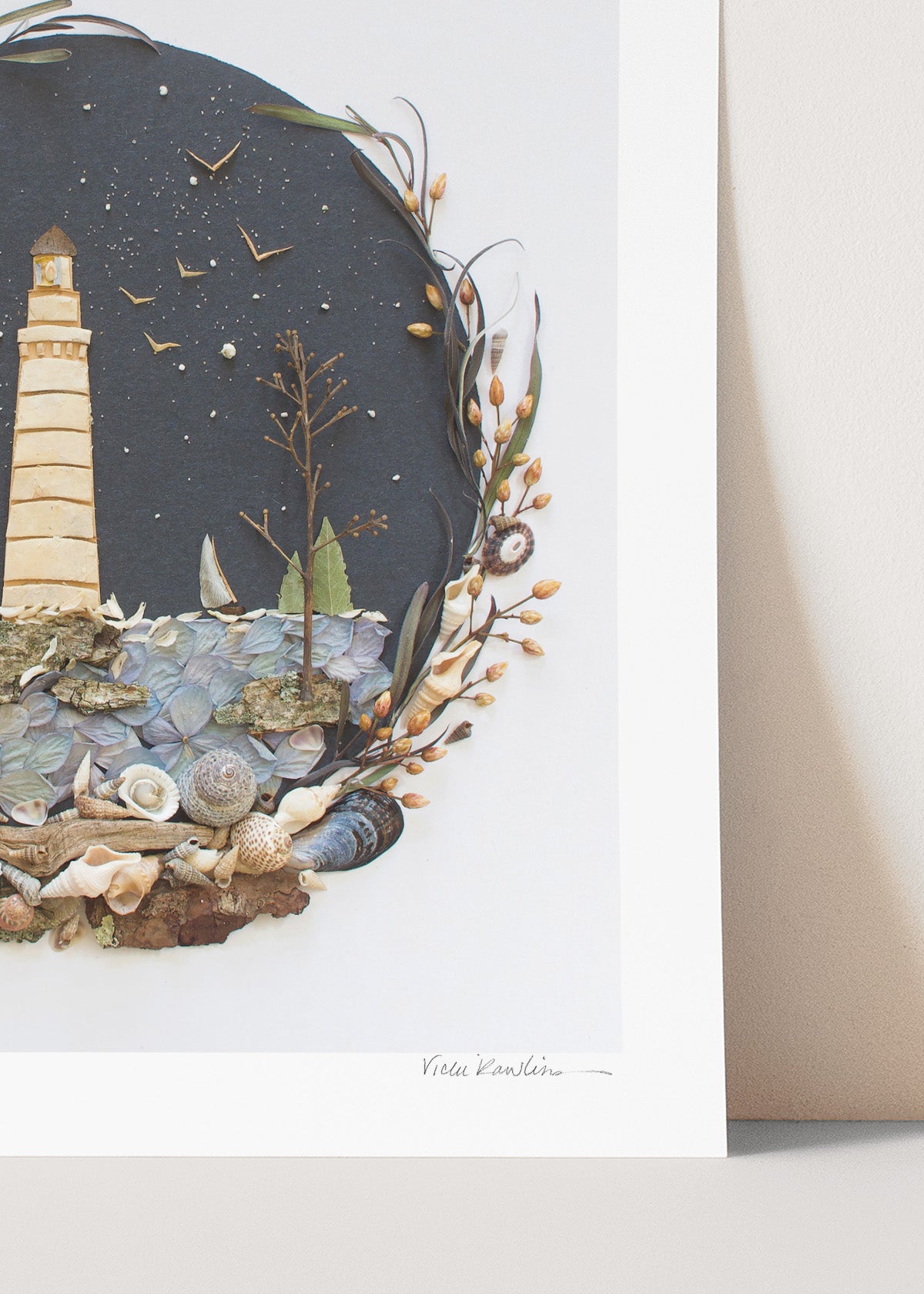 "Lighthouse" Flower Print