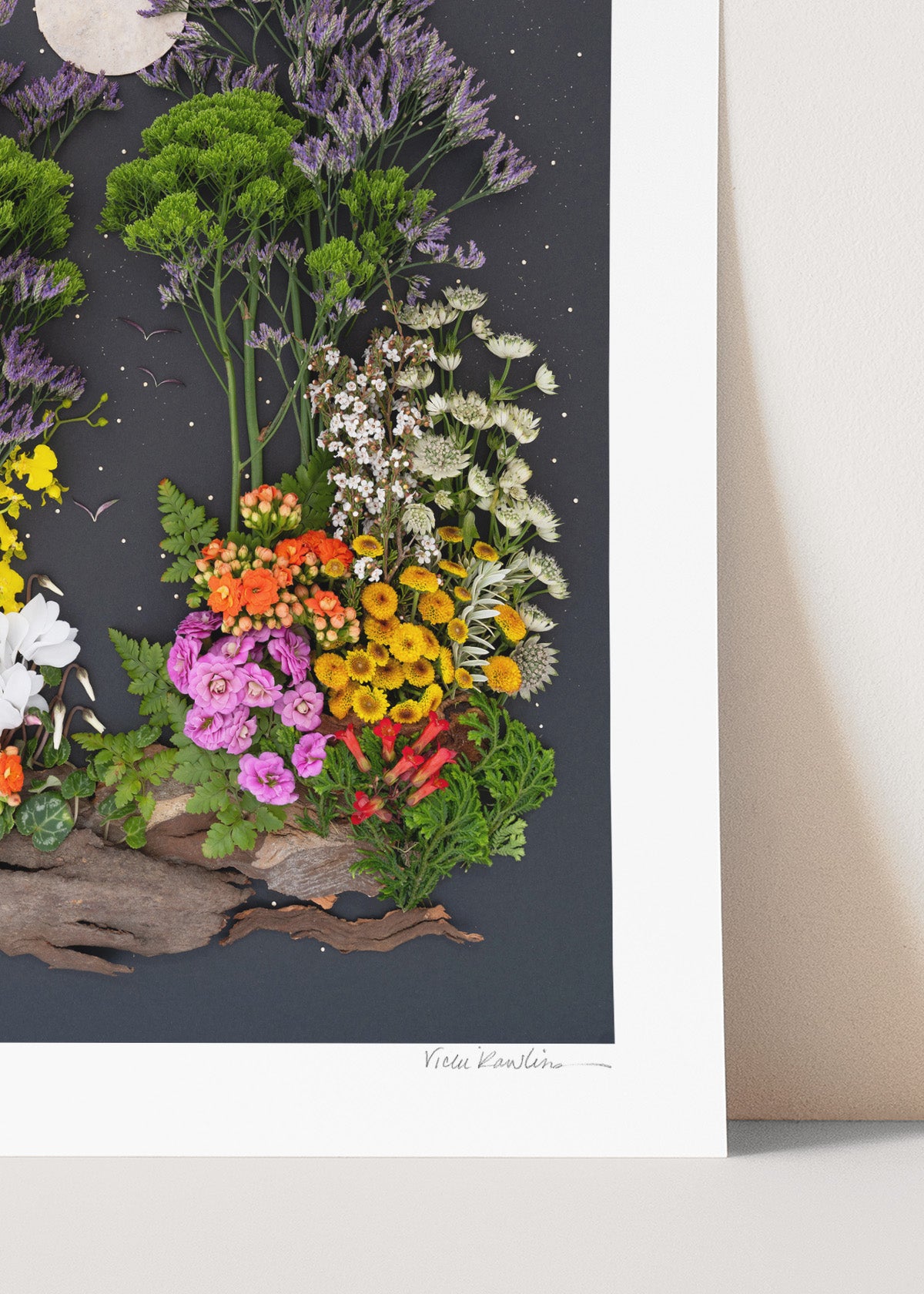 "Living in Color" Flower Print
