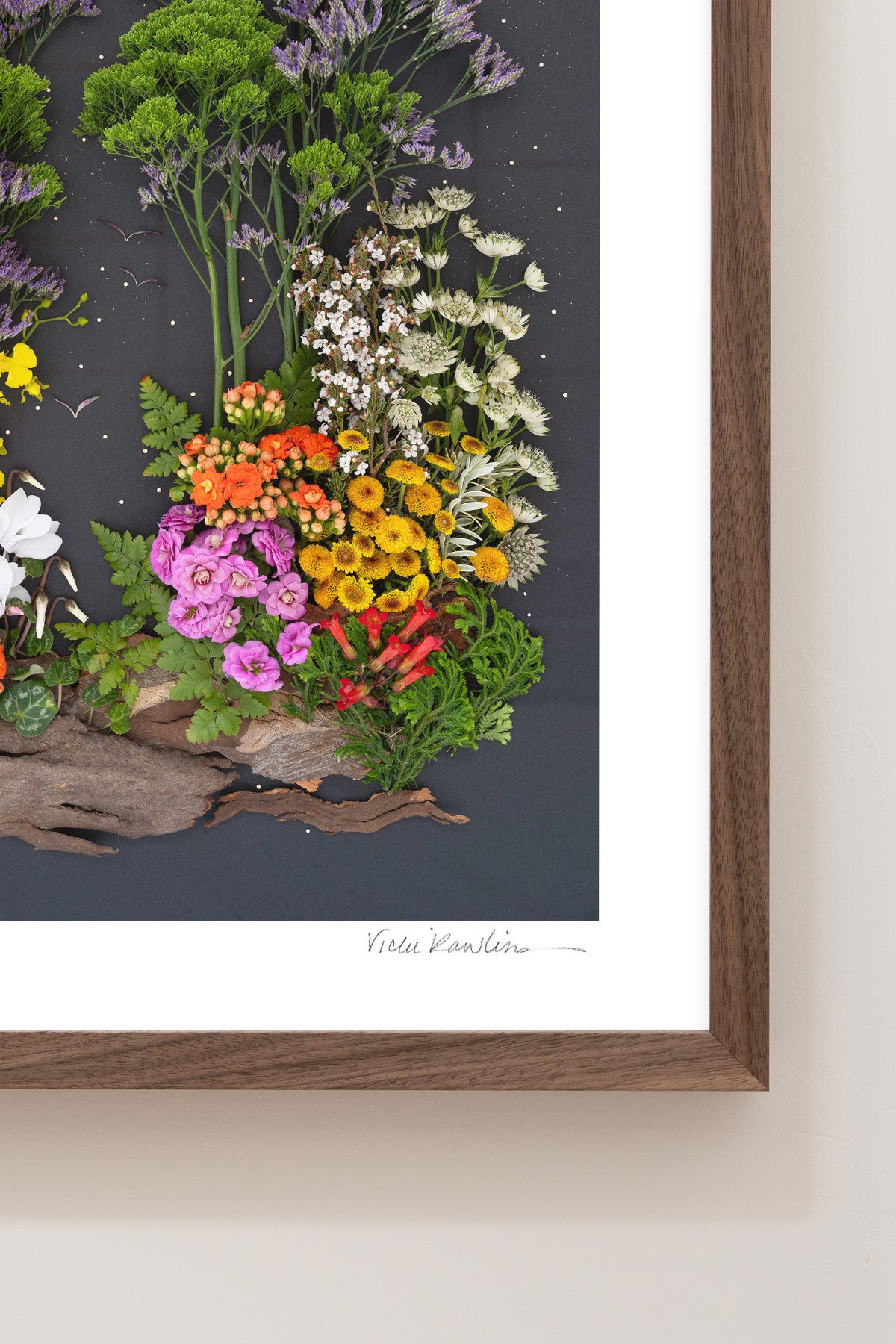 "Living in Color" Flower Print