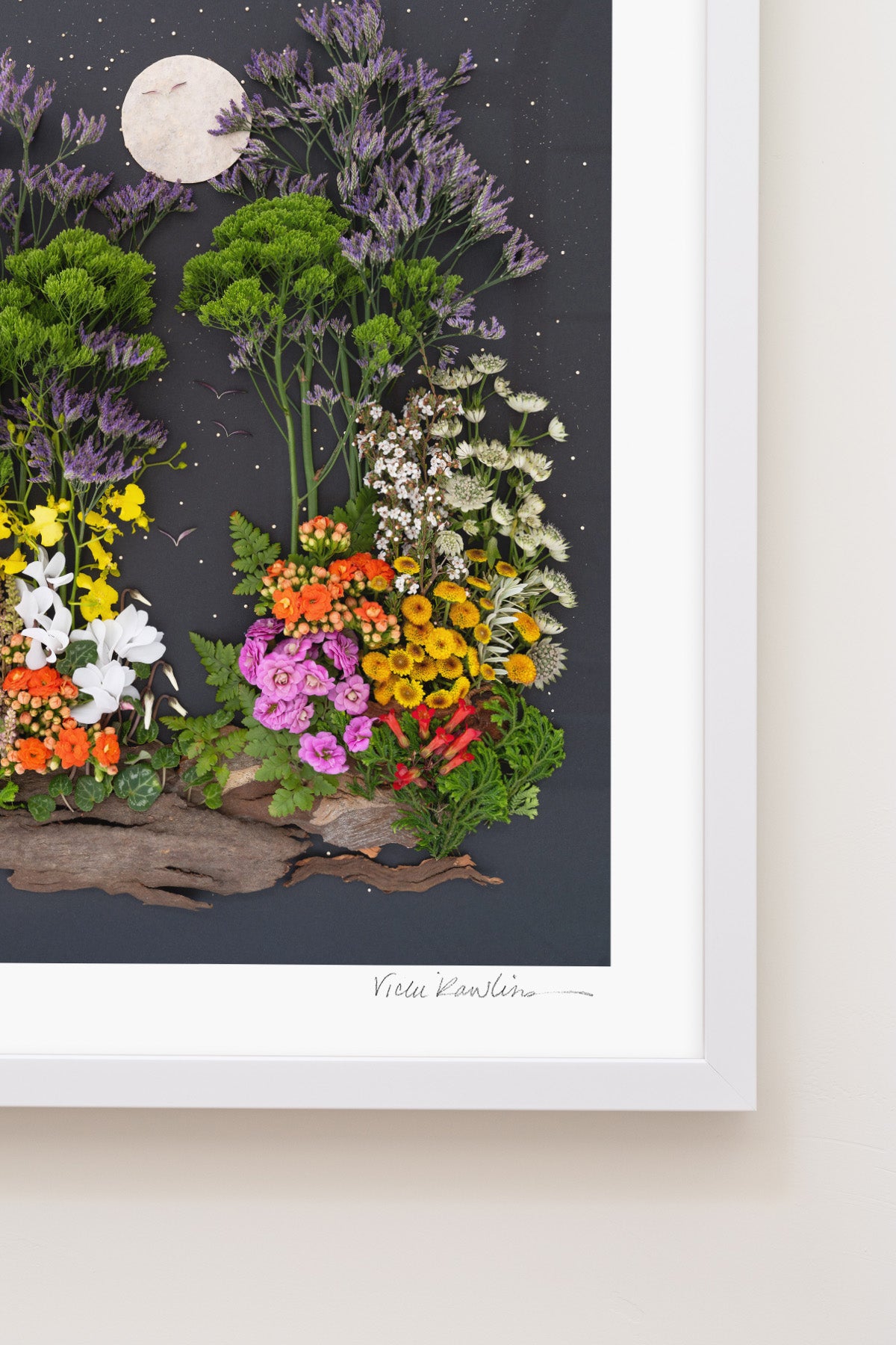 "Living in Color" Flower Print