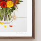 "Love You" Flower Print