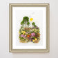 "Lovely Day" Flower Print