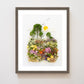 "Lovely Day" Flower Print